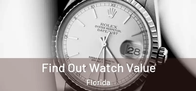 Find Out Watch Value Florida