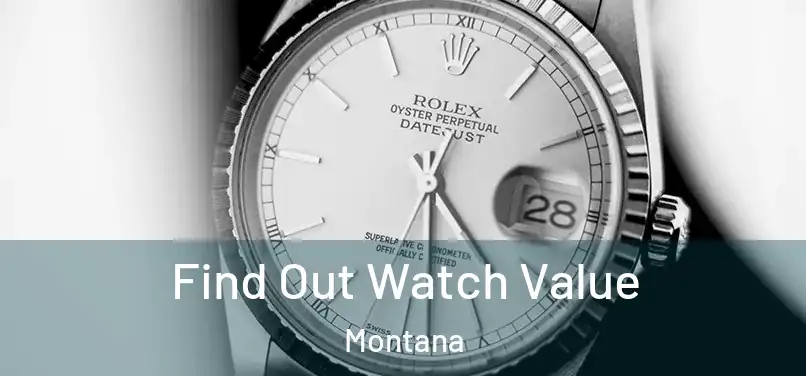 Find Out Watch Value Montana