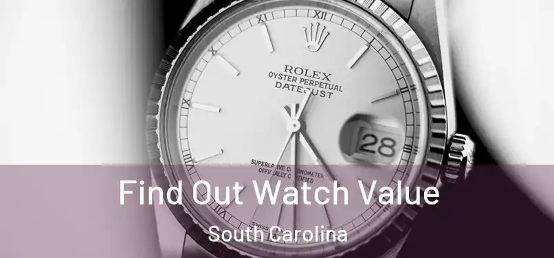 Find Out Watch Value South Carolina